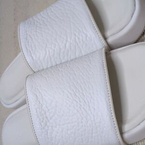 Adidas Y-3 Yohji Yamamoto Leather Platform Slides